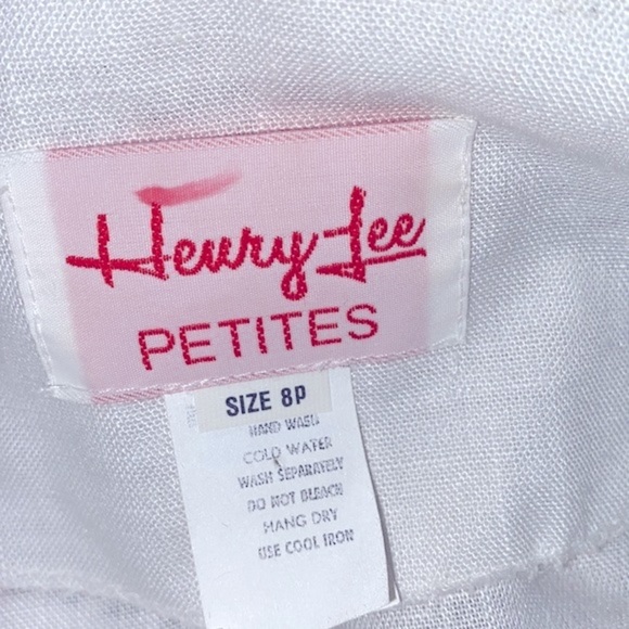 Vintage white nautical dress size 8 Petite - Picture 6 of 9